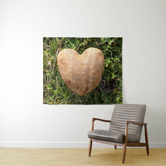 Tapiz Patata con forma de corazón (In situ (horizontal))