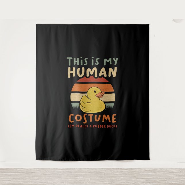 Tapiz Pato de Halloween (Anverso)