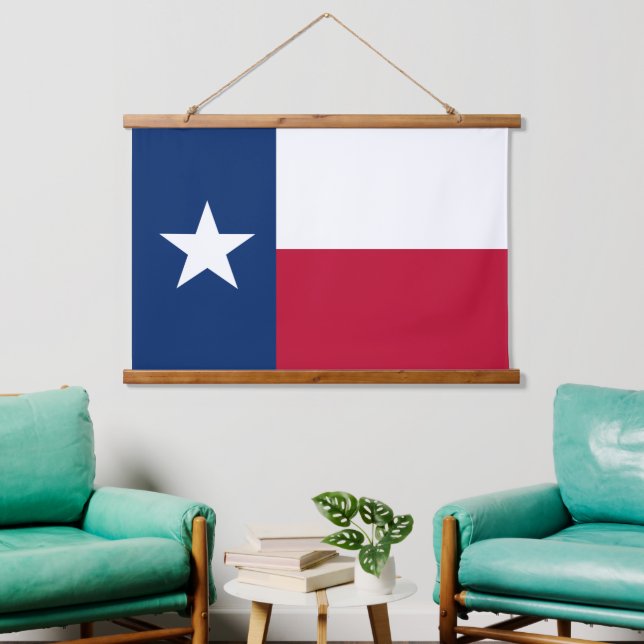 Tapiz Patriótico de Texas, Bandera de Texas (Sala de estar)
