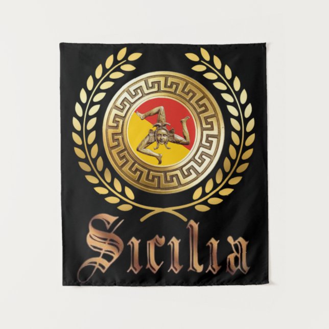 Tapiz patriótico siciliano (Anverso)