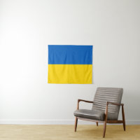 Patriótico ucraniano de la bandera de Ucrania