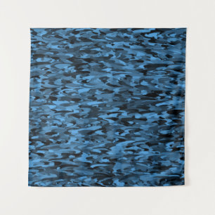Tapiz Patrón abstracto azul negro