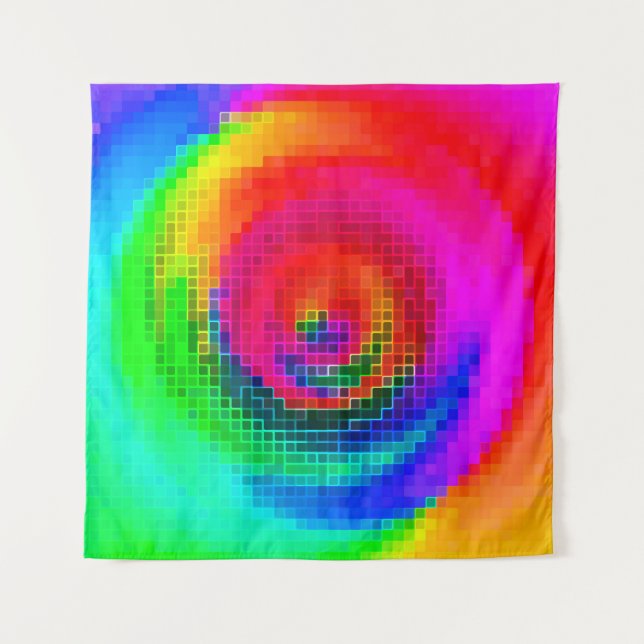 Tapiz patrón abstracto, fondo de pantalla geométrico mul (Anverso)