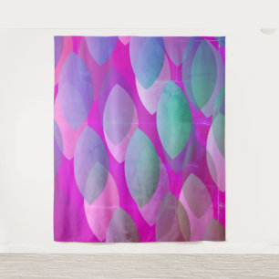 Tapiz Patrón abstracto moderno Magenta Rosa Purpura Tu