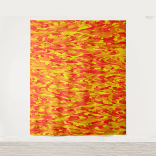 Tapiz Patrón abstracto naranja rojo amarillo