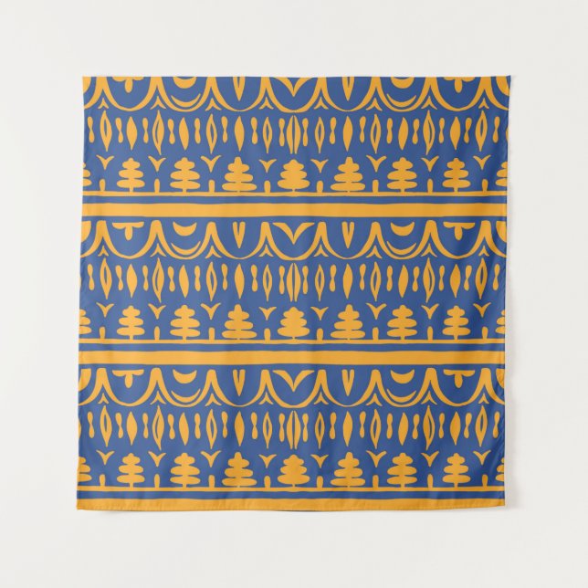 Tapiz Patrón africano sin mar (Anverso)