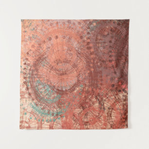 Tapiz Patrón aleatorio de boceto loco. Caos y variedad. 