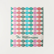 Patrón atómico retro mediocre personalizado