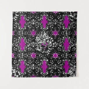 Tapiz Patrón blanco clásico oriental sin inconfundibles.