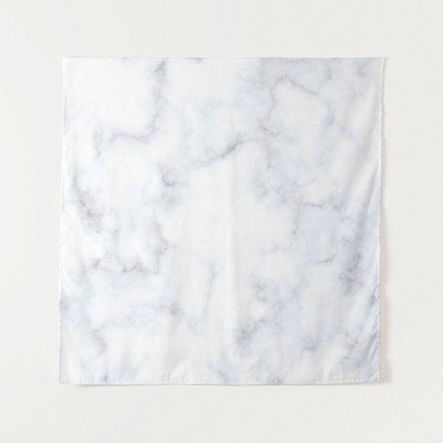 Tapiz Patrón blanco de textura de mármol (Anverso)