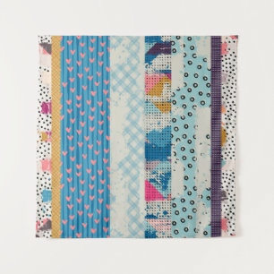 Tapiz Patrón continuo, baldosas de patchwork.