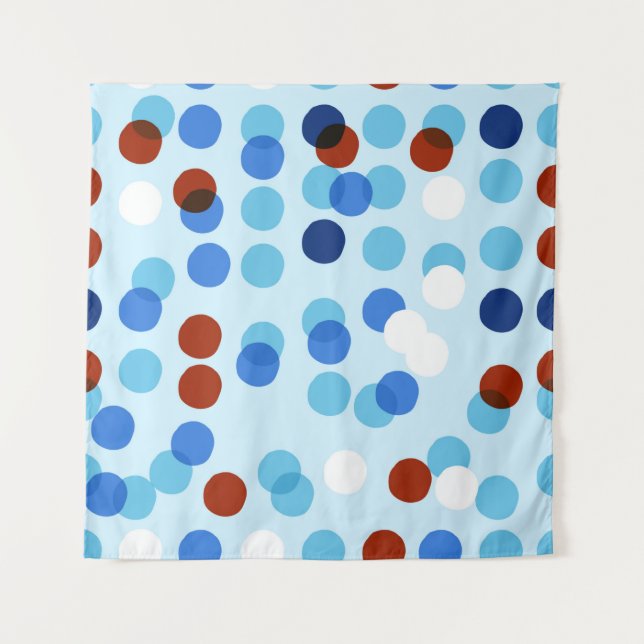 Tapiz Patrón continuo con adorno de garabato abstracto,  (Anverso)