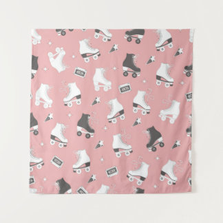 Tapiz Patrón continuo con patines de ruedas y cinta t