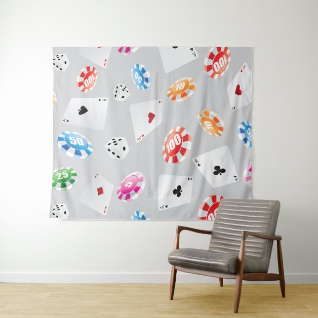 Tapiz Patrón de accesorios para juegos 8 (In situ (horizontal))