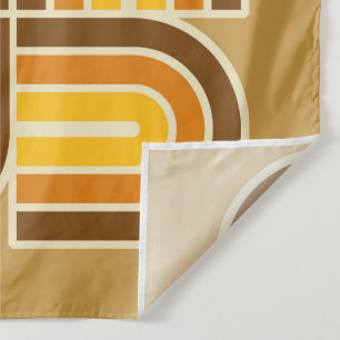 Tapiz Patrón de arco geométrico estilo 70