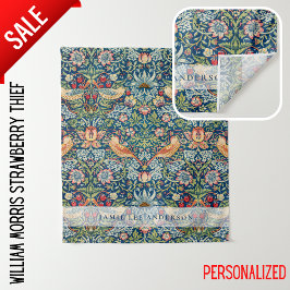 Tapiz Patrón de aves de William Morris con marca de pers