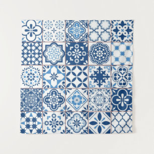 Tapiz Patrón de azulejos de cerámica