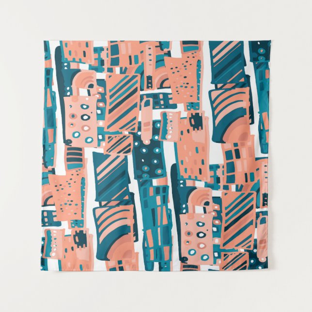 Tapiz Patrón de caracol sin soldadura. (Anverso)