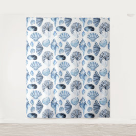 Tapiz Patrón de cascos marinos en Casa de Playa Azul