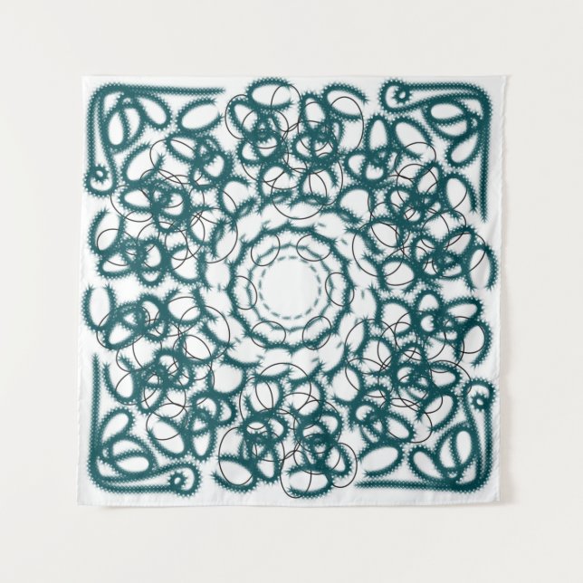 Tapiz patrón de círculos (Anverso)