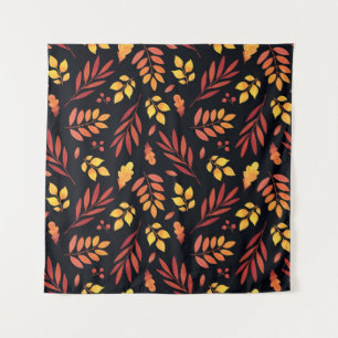 Tapiz Patrón de color de las hojas de otoño coloridas