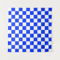 Patrón de comprobación de blanco azul