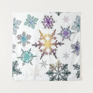 Tapiz Patrón de copo de nieve