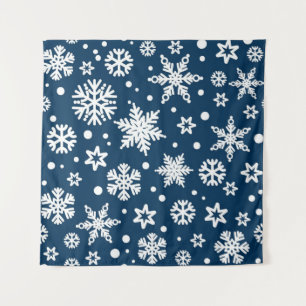 Tapiz Patrón de copo de nieve