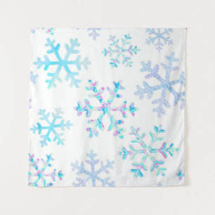 Tapiz Patrón de copo de nieve