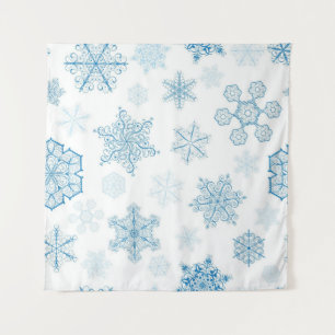Tapiz Patrón de copo de nieve