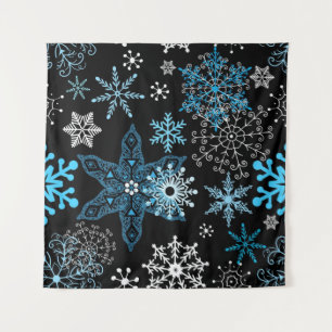Tapiz Patrón de copo de nieve