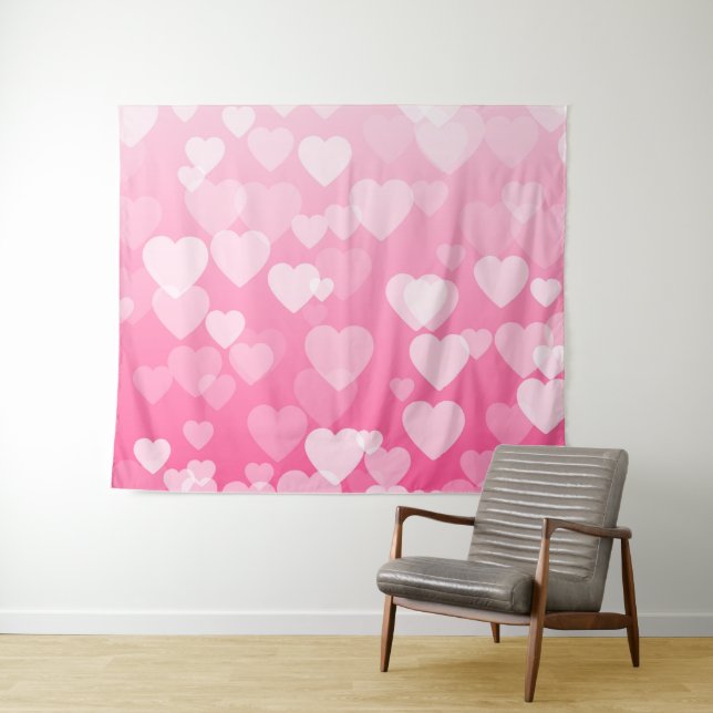 Tapiz Patrón de Corazones 73.2 (In situ (horizontal))