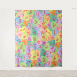 Tapiz Patrón de Corazones de Vela - SFW