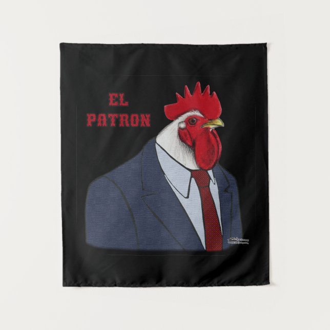 Tapiz Patrón de El Gallo (Anverso)