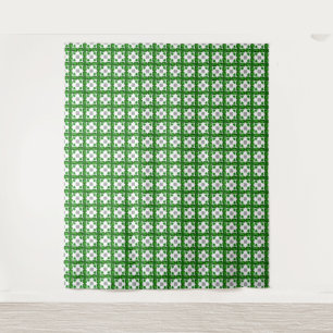 Tapiz Patrón de encantamiento verde