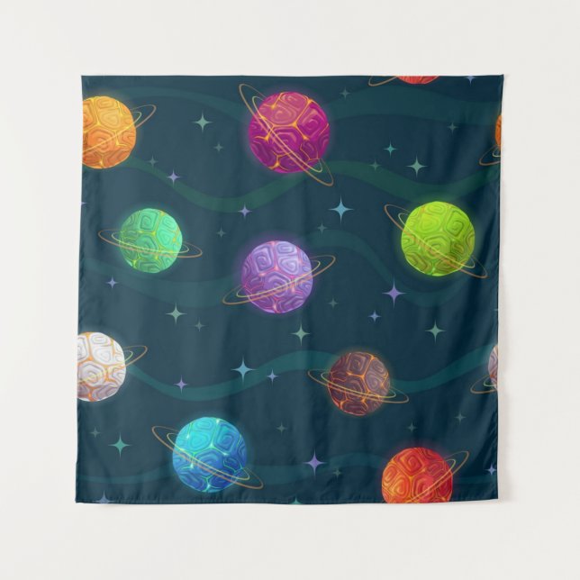 Tapiz Patrón de espacio (Anverso)