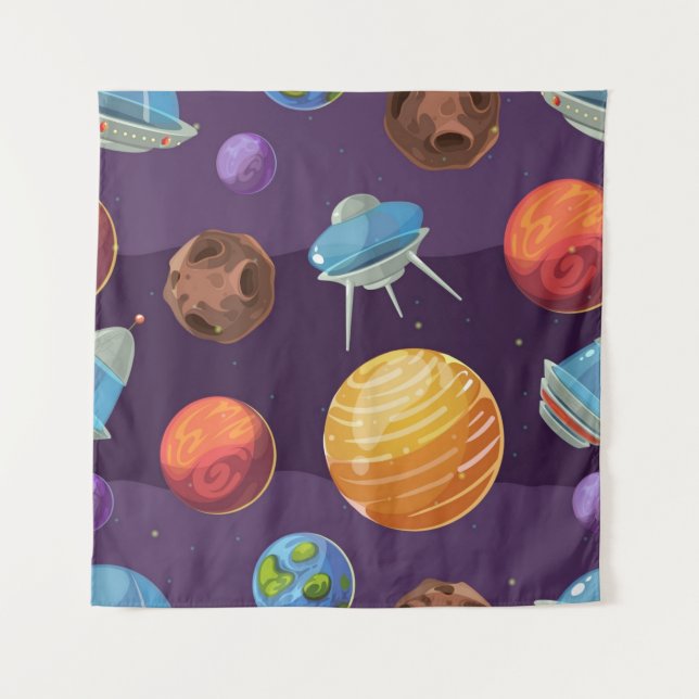 Tapiz Patrón de espacio (Anverso)