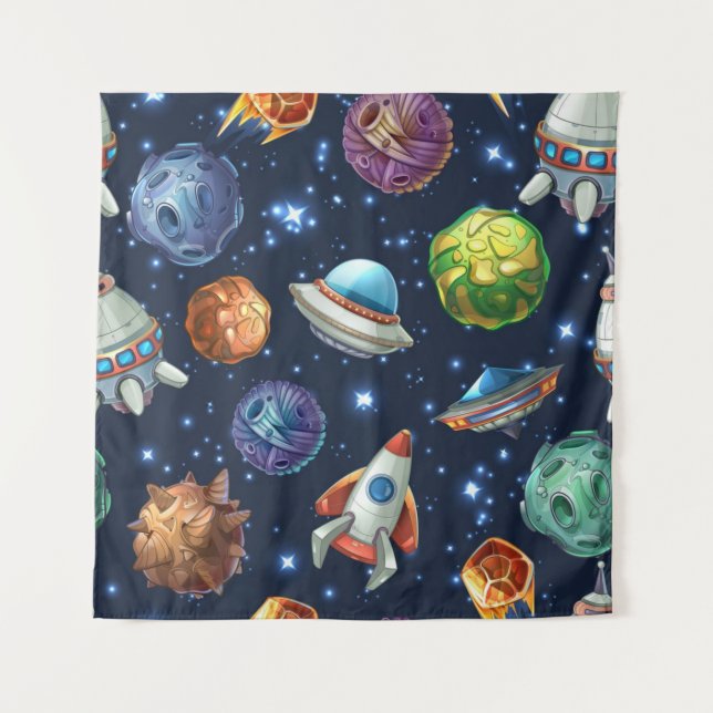 Tapiz Patrón de espacio (Anverso)