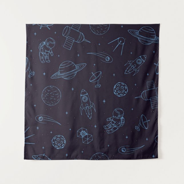 Tapiz Patrón de espacio (Anverso)