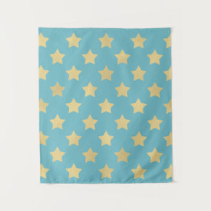 Tapiz Patrón de Estrellas Doradas II