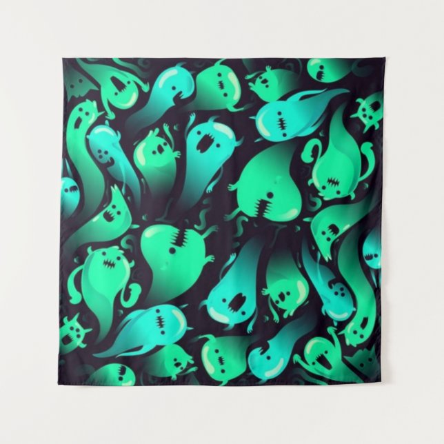 Tapiz Patrón de fantasma (Anverso)