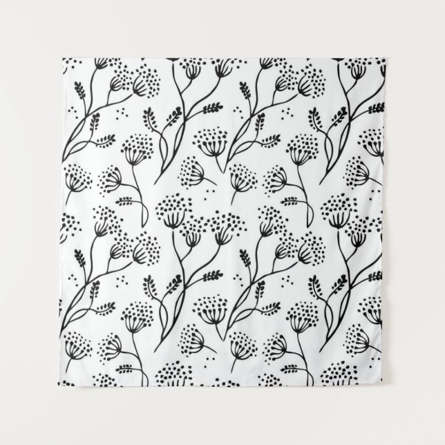 Tapiz Patrón de flor (Anverso)