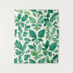 Tapiz Patrón de follaje verde