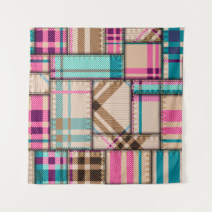 Tapiz Patrón de fondo sin fisuras. Patrón de patchwork c