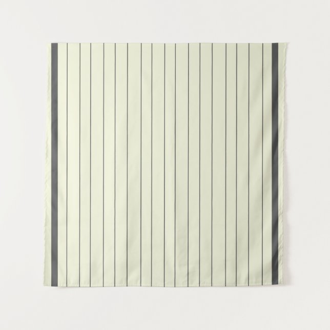 Tapiz Patrón de franja vertical beige negro (Anverso)