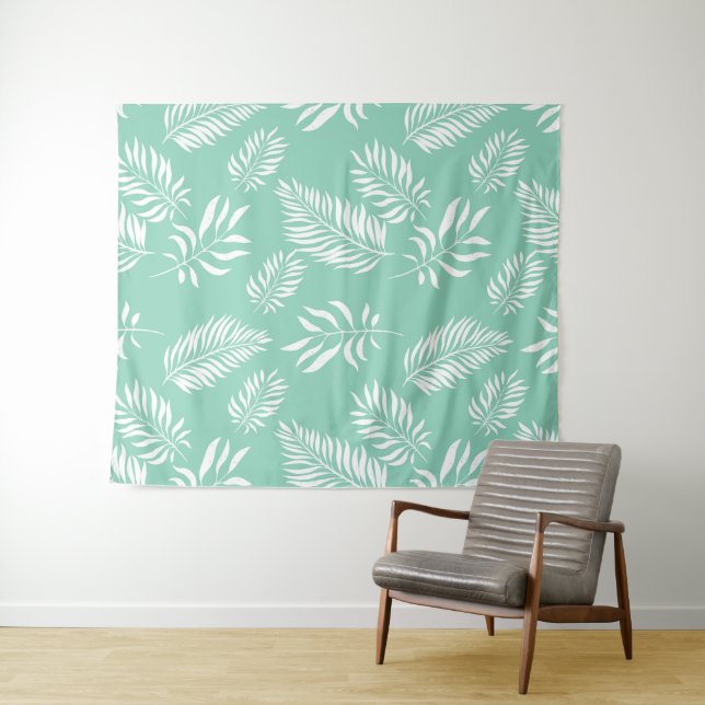 Tapiz Patrón de hojas 14 (In situ (horizontal))