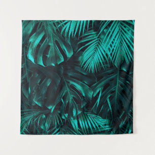 Tapiz Patrón de hojas tropicales