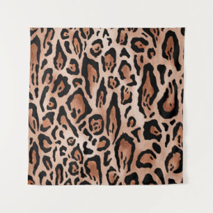 Tapiz Patrón de impresión de leopardo