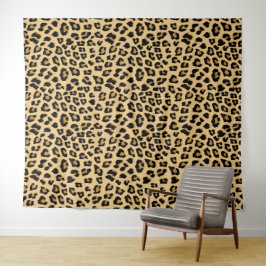 Tapiz Patrón de impresión de leopardo