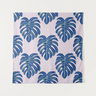 Tapiz Patrón de las hojas tropicales de moda sin foco